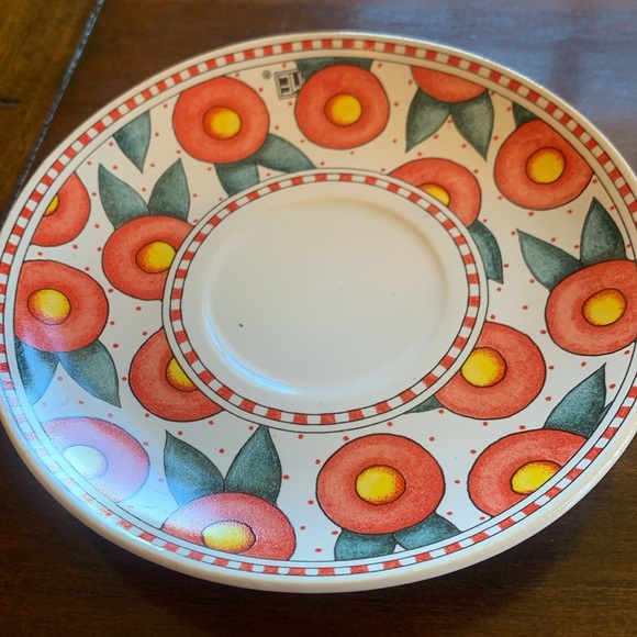 Vintage Mary Engelbreit Cup & Saucer “ Be warm, inside and out” ❤️ - Picture 4 of 7